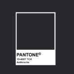 Pantone nero antracite il trionfo del colore grigio dalle sfumature lunari nere