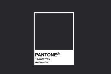 Pantone nero antracite: il trionfo del colore grigio dalle sfumature lunari nere